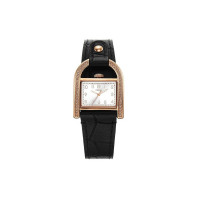 Fossil Women Leather Harwell Analog Silver Dial Watch-Es5263, Band Color-Black