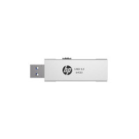 HP 818w 64GB USB 3.2 Flash Drive Silver Metal