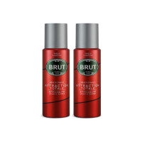 BRUT Attraction Totale Deodorant Spray for Men Deodorant Spray - For Men  (400 ml, Pack of 2)