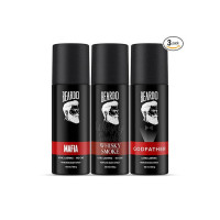 Beardo Godfather Perfume Deo Spray 150ml, Whisky Smoke Perfume Body Spray 120ml, Mafia Perfume Body Spray 120ml
